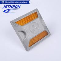 Delineateurs de circulation réfléchissants en aluminium moulé, marques routières surélevées simple ou double face, panneaux de signalisation de sécurité tout en aluminium