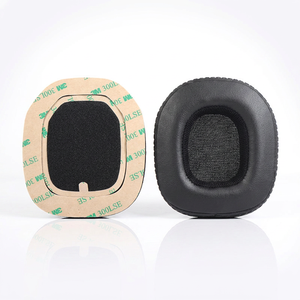 Almohadillas de Repuesto para Auriculares Logitech Astro A50 A40 Gen4 Gen3, Almohadillas de Espuma Acústica de Terciopelo y Franela Negra - Product Image 5