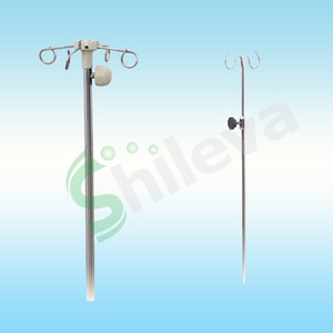 Soporte de Suero Telescópico Ajustable Joyful Abundance de Acero Inoxidable para Camas de Hospital, Soporte de Goteo para Suero Salino Médico - Product Image 1