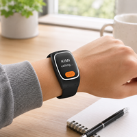 Reloj Inteligente con Rastreador GPS 4G para la Seguridad de Personas Mayores, Ubicación en Tiempo Real, Pulsera para Adultos Mayores con Alarma SOS y Monitoreo de Salud