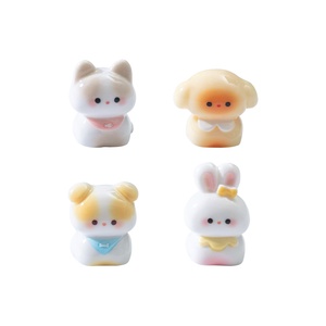ตุ๊กตาเรซิ่นการ์ตูนน่ารัก ตกแต่งจิ๋ว รูปแมว ลูกสุนัข สัตว์น้อยน่ารัก ของตกแต่ง DIY สำหรับแขวน ประดับโต๊ะทำงานขนาดเล็ก - Product Image 5