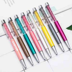 Bolígrafo de Metal con Cristal y Diseño Moderno 2025, con Logotipo Personalizado, Bolígrafo de Escritura en Oferta para Regalo - Product Image 1