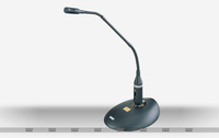 QQCHINA LHT-202 église podium micro sans fil 10M-Microphone à condensateur cardioïde DC 9V/AC 11.4V, carillon cloche inclus