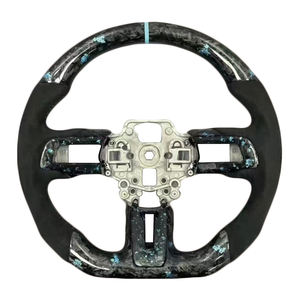 The Most Popular Forged Carbon Fiber Alcantara Steering <b>Wheel</b> for Ford Mustang Car Steering <b>Wheel</b> - Product Image 1
