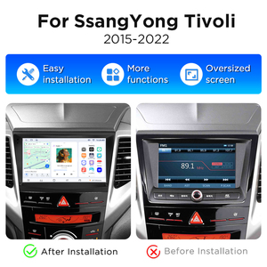 Radio Multimedia con Pantalla Táctil y Navegación GPS para Automóvil Junsun Android, Reproductor de Radio Inalámbrico para Automóvil SsangYong Tivoli 2015-2022 - Product Image 2