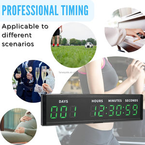 发光二极管大显示数字倒计时时钟，向上/向下计数定时器，999天倒计时日历，带遥控器 - Product Image 4