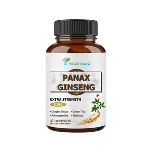 OEM ODM Private Label Panax Ginseng Capsules with Green Tea Support Cognitive Function Support Skin Health Capsules - Product Image 1