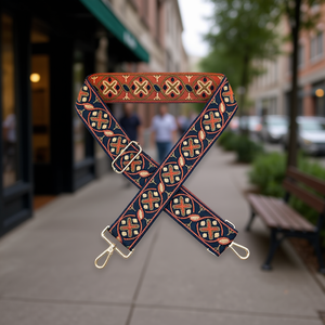 Borsa in tessuto con fibbia rotonda da 5 cm, accessorio moda donna per l'uso quotidiano - Product Image 2