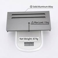 Porte-papier toilette moderne auto-adhésif avec étagère pour téléphone, gris, noir, or