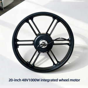 <span class=keywords><strong>Roue</strong></span> de <span class=keywords><strong>Moteur</strong></span> de Vélo Électrique 20 Pouces 48V 500W/750W/1000W - <span class=keywords><strong>Moteur</strong></span> de Moyeu à Engrenages Sans Balais pour Conversion de Vélo Tout-Terrain Plage Neige - Product Image 2