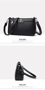New Fashion Designer Woman Handbag PU Leather Pure Color Handle <b>Bag</b> Lady Tote Shoulder <b>Bag</b> - Product Image 4