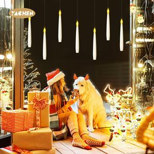 Yachen mới ngọn lửa nến với Cây Đũa Thần từ xa cho bên Deco, nến nổi Pin cho giáng sinh và Halloween - Product Image 6