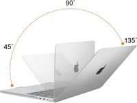 Coque rigide transparente mate en PC pour ordinateur portable MacBook Air Pro 11 12 13 13.6 14 14.2 15 15.3 16 16.2 pouces M1 M2 M3 M4