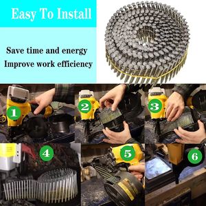 Clavos en Rollo para Paletas, Redondos <span class=keywords><strong>y</strong></span> Planos, Suministro Directo <span class=keywords><strong>de</strong></span> Fábrica, 3 1/4 Pulgadas, Clavos en Rollo para Armazón, Redondos <span class=keywords><strong>y</strong></span> Planos, con Personalización - Product Image 5