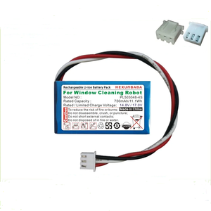 503048-4S 14.8V 750mAh Li-Ion Batterie pour <span class=keywords><strong>Robot</strong></span> de Nettoyage de Vitres PL503048-4S WINBOT HUTT HOBOT Rophier COAYU <span class=keywords><strong>Ecovacs</strong></span> Escova G110 - Product Image 1
