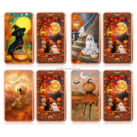 Barre de cuivre personnalisée 1oz 999, lingot de cuivre fin, thème Halloween (Chat Noir, Fantôme, Citrouille), cadeau souvenir, vente en gros