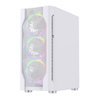 LOVINGCOOL Full Tower Gaming Pc Case White Gaming Case Pc Cabinet M-ATX ATX Computer Case Towers Case Rgb Pc Atx Gamer Cabinet