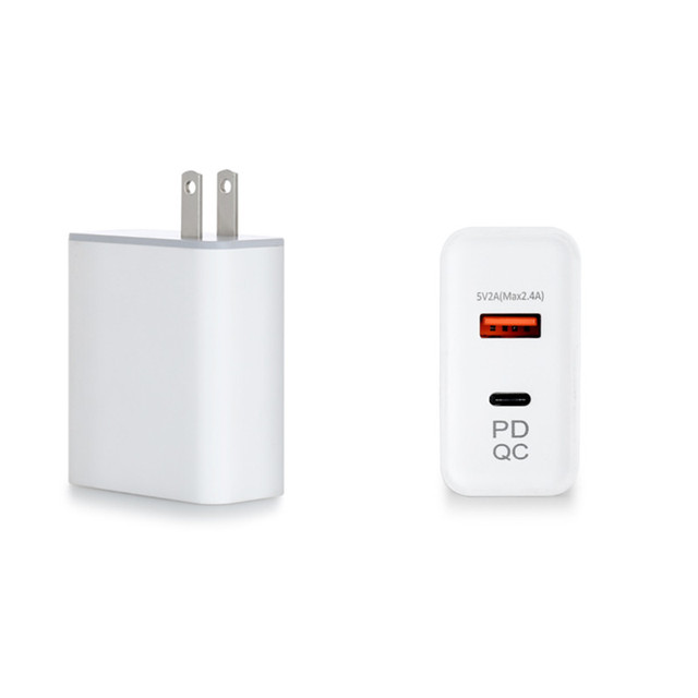 Original Usa Wall Plug Dual Ports Type c Usb a Pd Pps Gan Ac Charger 45w for Infinix Genuine 40pro Note 30 samsung apple iphone