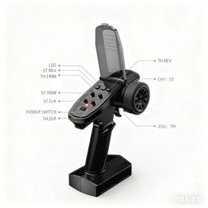 Nouveau produit 10303 Meijiaxin 1 Voiture de drift Citron à l'échelle 1/10, voiture de rallye RC en métal télécommandée pour course en salle - Product Image 3