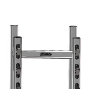 Support de rangement pour haltères VANBO, pour 10 haltères, équipement de salle de sport, pour haltères droits/<span class=keywords><strong>curl</strong></span>, support de rangement robuste pour poids lourds - Product Image 6