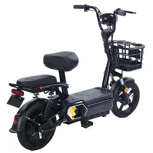 China Großhandel Stahlrahmen Elektro roller Fahrräder für Erwachsene, neueste Fabrik Small Mini E Bike Elektro roller Fahrrad, E Roller