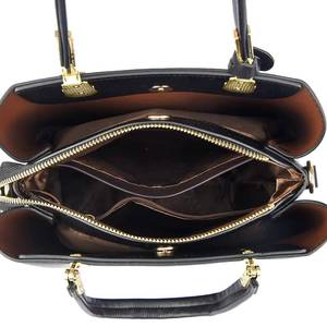 Sac fourre-tout rétro tendance avec fermeture éclair, portable et antivol. Sac à main de luxe pour un usage quotidien. Modèle 6454 - Product Image 2