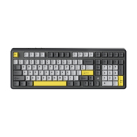 Clavier de jeu Ajazz Ak980 à interrupteurs mécaniques, trois modes, échangeables à chaud, sans fil, RGB, écran personnalisable, 8000 mAh, USB Type-C