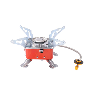 Réchaud de <span class=keywords><strong>camping</strong></span> pliable compact 95x95mm 3500W, modèle carré monobloc, au butane, mini réchaud à <span class=keywords><strong>gaz</strong></span> - Product Image 4