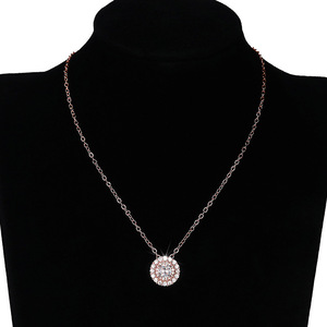 Collana Semplice Tonalità Rosa da Donna per Uso Quotidiano, Accessorio a Catena per Clavicola - Product Image 3