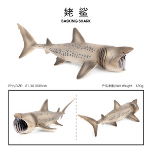 Juguetes de Animales Marinos de PVC Sólido al por Mayor, Modelo de Simulación de Tiburón Bañador, Figuras de Animales - Product Image 5