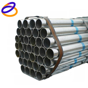 Vente directe d'usine - Tuyau en acier galvanisé ERW - ASTM A53 Gr.B Sch40 - Tuyau soudé à joint droit - Product Image 1