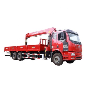 Faw 12 טון משאית רכוב העגור 6 x4 עגור משאית למכירה - Product Image 1