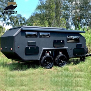 Caravane tout-terrain Black Rhino 4x4 pour expéditions hors route, camping-car pour aventures hors réseau, à vendre en Australie - Product Image 1