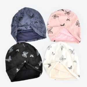 Haute qualité femmes papillon Beanie doux mince respirant casquette mince trou pour printemps <span class=keywords><strong>été</strong></span> voyage en gros pull <span class=keywords><strong>chimio</strong></span> chapeau - Product Image 4
