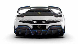 ชุดแต่<span class=keywords><strong>ง</strong></span>คาร์บอนไฟเบอร์สำหรับ Ferrari 296GTB คาร์บอนไฟเบอร์แห้ง 296 ชุดแต่<span class=keywords><strong>ง</strong></span>สปอยเลอร์ดิฟฟิวเซอร์หน้า ฝากระโปร<span class=keywords><strong>ง</strong></span> บั<span class=keywords><strong>ง</strong></span>โคลน สภาพใหม่ ไม่มีรีวิว - Product Image 2