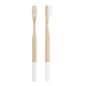 卸売竹歯ブラシバルクソフト毛リサイクルエコロジカル歯ブラシ