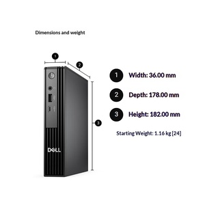 Nueva Mini PC Dell QCM1250 con Monitor LCD de 23.8 Pulgadas, Core I5-14500, 8GB DDR5, 1TB SSD para Negocios y Estudios, 14ª Generación Core I5-14500 Boos - Product Image 6
