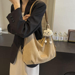 Fashion Women's Tote <b>Bags</b> <b>Large</b>-capacity Cross-border Handbag 2026 New Style Simple Patchwork Shoulder <b>Bag</b> Designer <b>Canvas</b> <b>bags</b> - Product Image 2