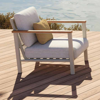 Neues Design Schönes Modernes Langlebiges Aluminium Garten-Sofa-Set Outdoor-Terrassenmöbel