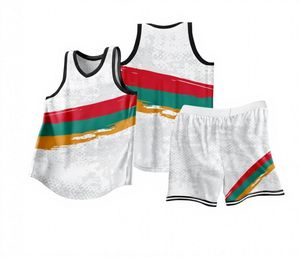 <span class=keywords><strong>Maillot</strong></span> <span class=keywords><strong>de</strong></span> basketball sans manches à impression intégrale numérique pour homme, séchage rapide, respirant, numéro américain, pour <span class=keywords><strong>enfant</strong></span>, été - Product Image 1