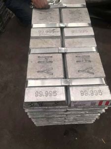 Zinc Ash <b>Metal</b> Cadmium Ingots Pure Zinc Ingot 99.99% 99.995% Zinc Ingots - Product Image 2
