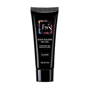 FN professional 15ML poly/Building Gel Nail Polish Soak of UV Painting construction nail