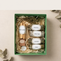 Bouquet d'encens de sauge, traditionnel, luxueux, bohème, avec petits fragments de sauge, pour spa, à combustion lente, sauge rouge, anti-odeur, printemps été