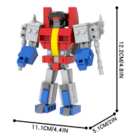 Bloques de Construcción MOOXI MOC1695, 191 Piezas, Robot Deformable, Regalo DIY, Rompecabezas, Juego de Bloques de Construcción de Anime Educativos de Plástico, Juguetes para Niños