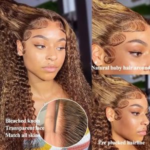 Peluca de Cabello Humano Virgen con Frente de Encaje HD 13x4, 180% de Densidad, con Reflejos de Color, 28 Pulgadas, para Mujeres <span class=keywords><strong>Negras</strong></span> - Product Image 5