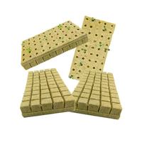 Cubes de laine de roche hydroponiques, substrat de culture hors sol, bouchons de laine de roche pour la germination des graines de légumes et de fleurs