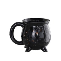 Mug à café en céramique unique de 330 ml avec un design ciel étoilé pour un cadeau d'Halloween