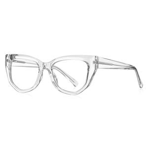 Lunettes tendance pour femmes et filles, monture Tr90, verres anti-lumière bleue, forme œil de chat, insert en alliage vert rose, pour ordinateur - Product Image 4