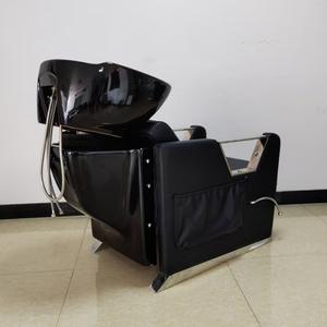 Sillón de Lavado de Cabello Semi-Reclinable de Diseño Moderno y Lujo Ligero para Salón de Belleza y Barbería con Función de Inclinación y Construcción Metálica Resistente - Product Image 5