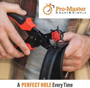 Hot-Bán Tự Làm Cấp Thép Tay Hoạt Động Lỗ Đấm Kìm Mềm Grip Xử Lý Vành Đai Dây Đeo Cổ Áo Đấm Máy Metric - Product Image 3